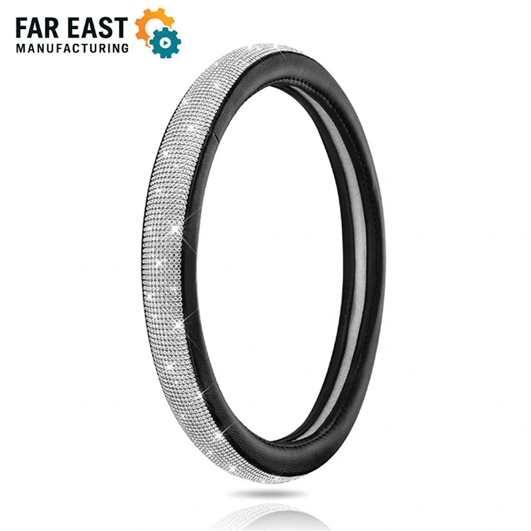 Cubierta del volante de diamante